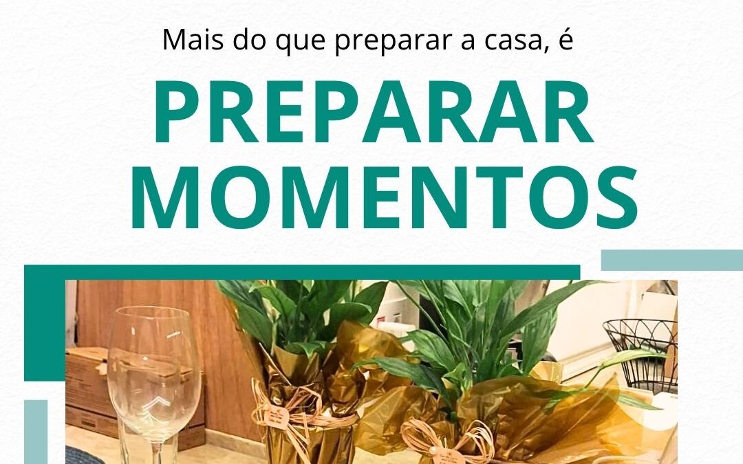 organização da casa na Páscoa